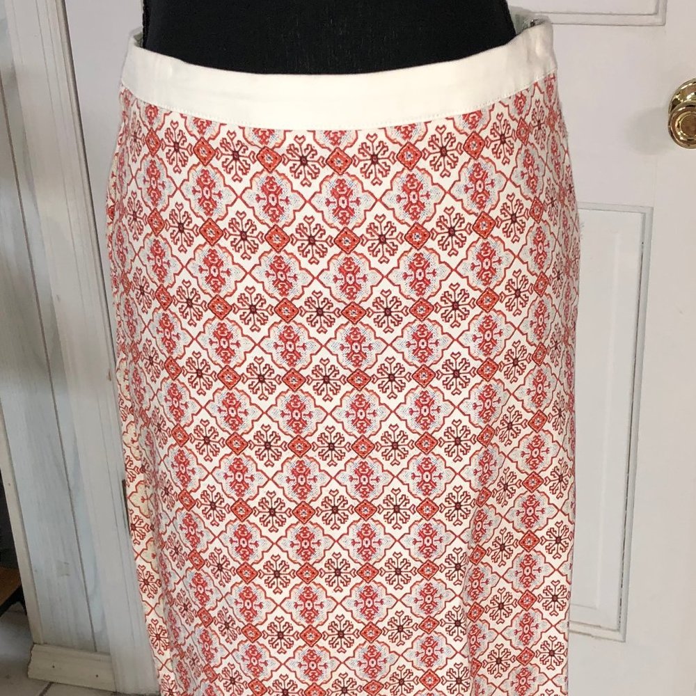 Topshop Moto Printed Skirt